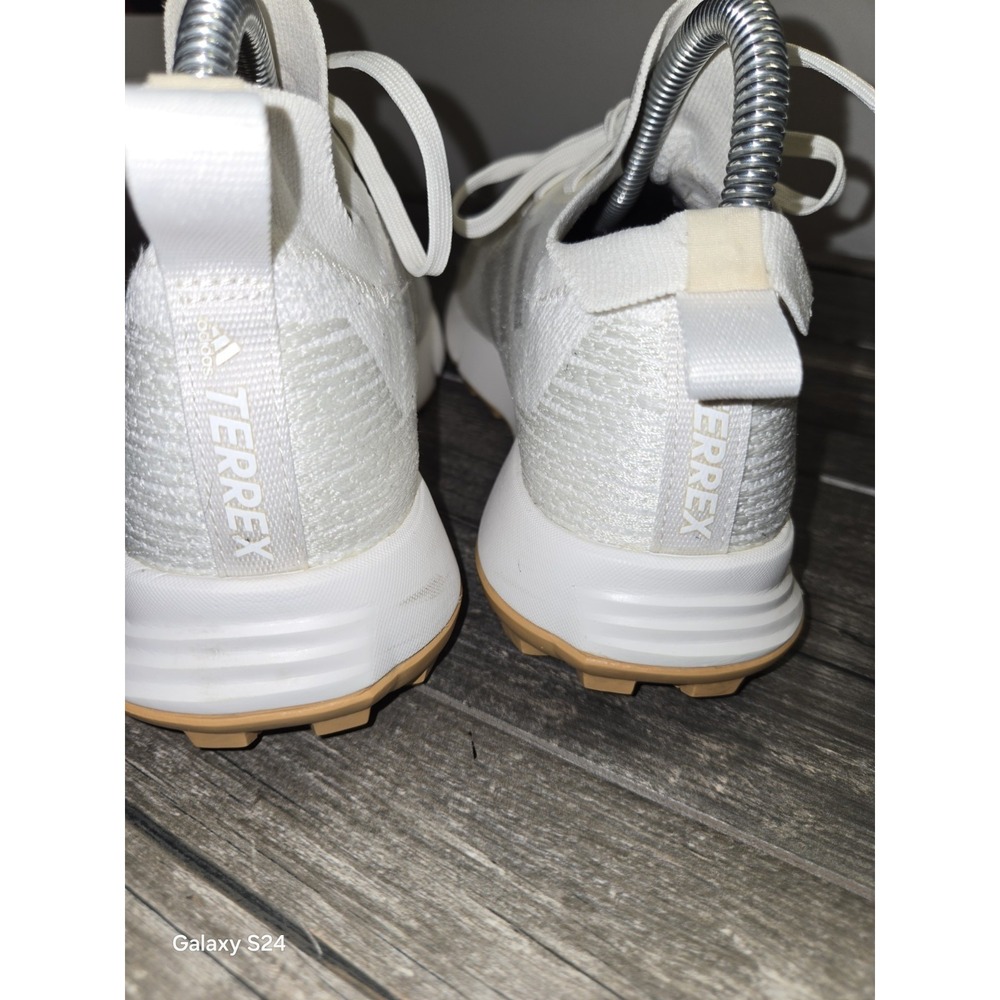 Adidas Outdoor Terrex Two Parley White Athletic Sneakers Women's Size 6.5 - Picture 4 of 9